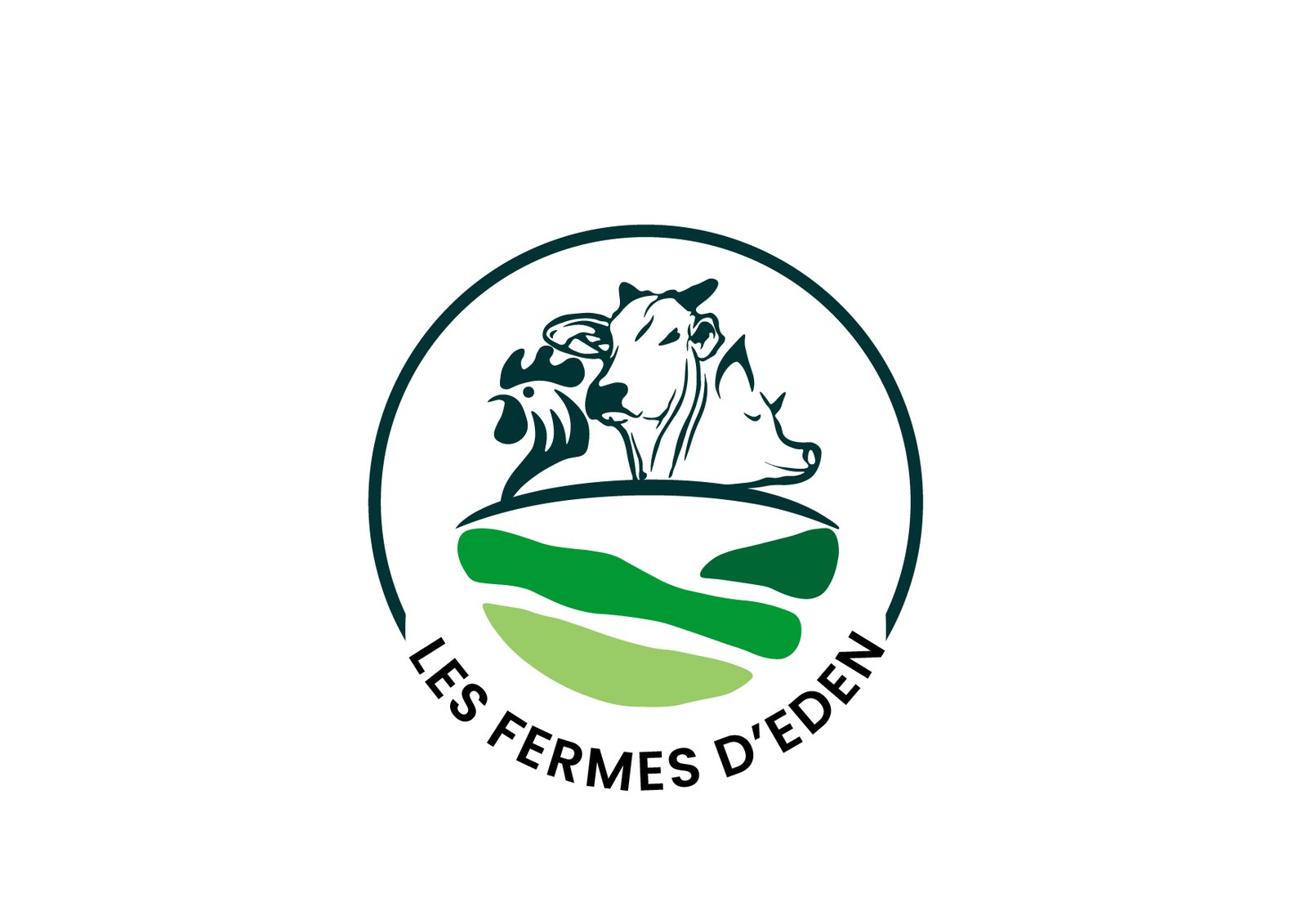 Logo principal les fermes d'Eden